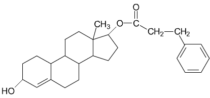 nandrolonin rakennekaava
