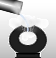 nestehappi tartuu magneettiin